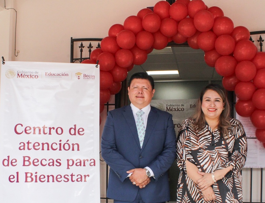 Blanca Angulo inaugura centro de atención para Becas Bienestar en Chiautempan